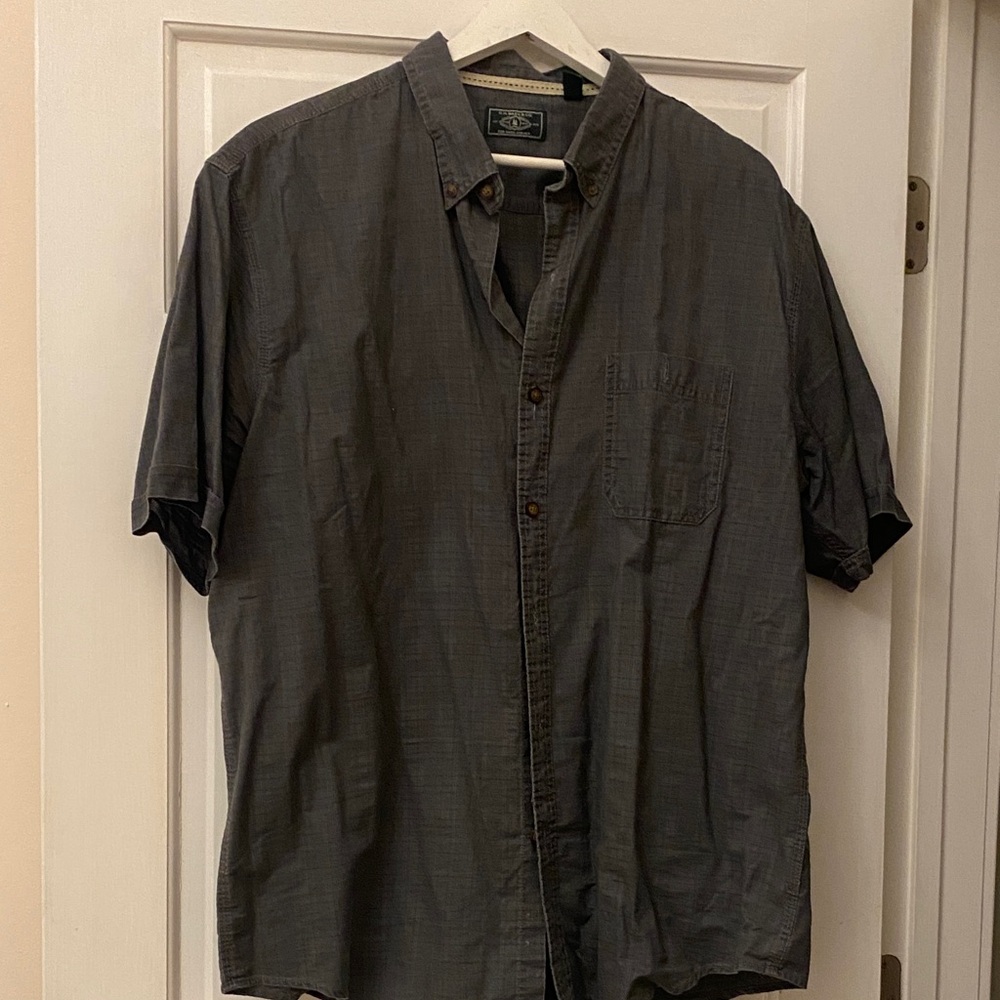 G.H. Bass & Co. Dark Gray Button-Down Shirt